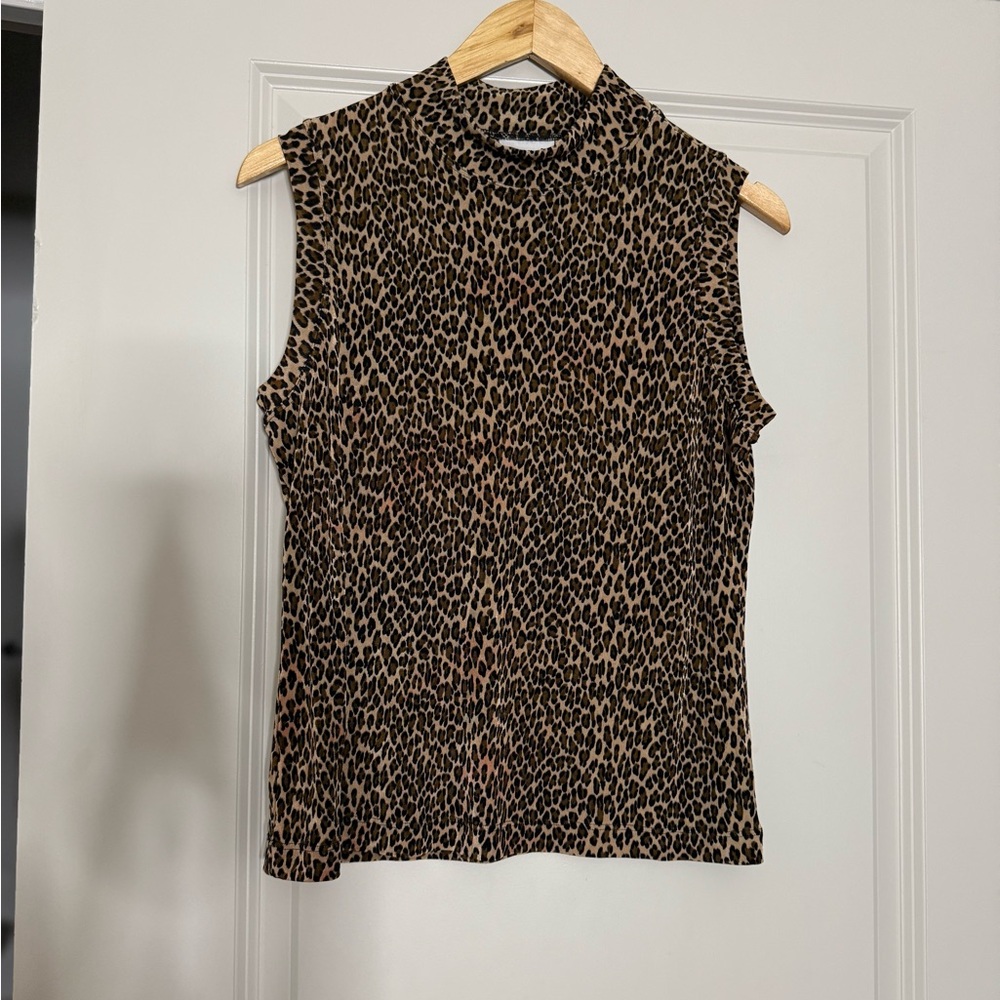 Chico's Animal Print Tank Top